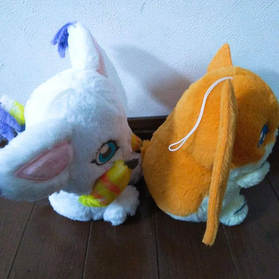 デジモンアドベンチャー あまえんぼぬいぐるみ はにかみ　パタモン デジモンアドベンチャー あまえんぼぬいぐるみ～はにかみ