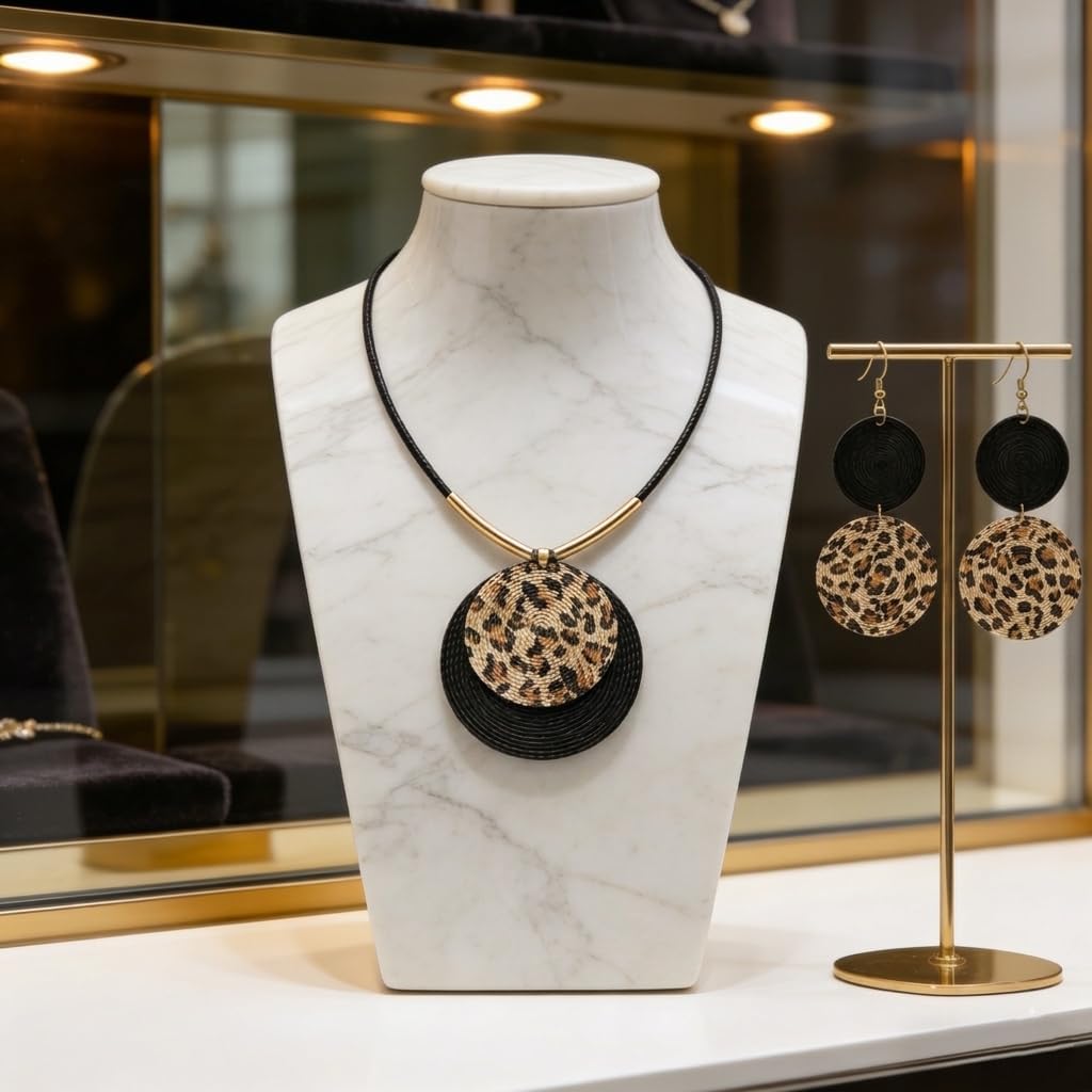 Leopard Print Jewelry Set