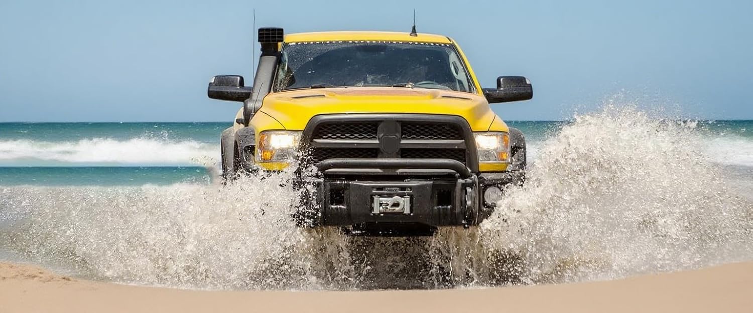 JSCARLIFE Car Snorkel Kit, ABS Plastic Air Intakes Parts Set Auto Snorkel Kit Fit for 2009-18 R-am 1500 All Engines 2010-18 R-am 2500/3500 2013-18 R-am 2500/3500/4500/5500 Diesel w Active