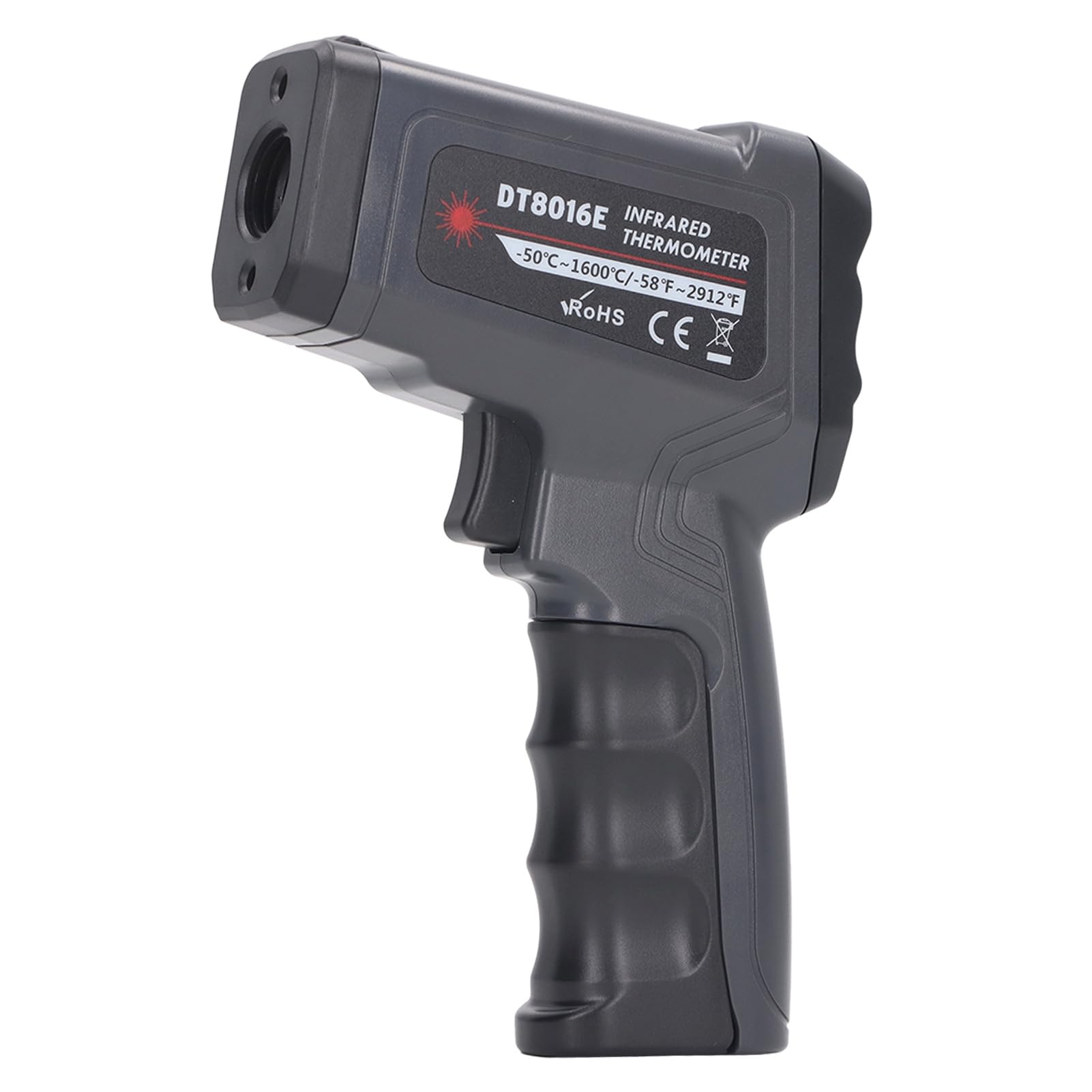 Mumusuki DT8016E Thermometer Hand-Handthermometer, Temperaturmessgerät, Handthermometer, Temperaturmessgerät, Temperaturdetektor, Berührungsloses IR-Temperaturmessgerät – 50 – 1600 ℃
