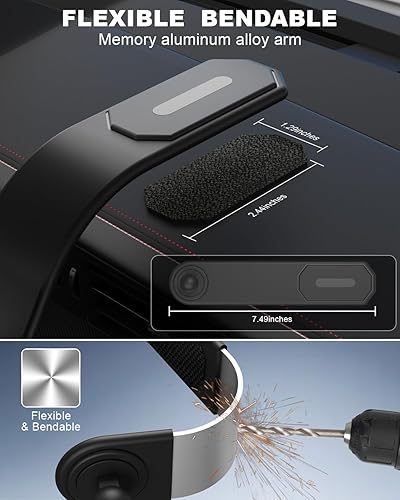 Miniatura 6 de Soporte universal para teléfono de coche, soporte de teléfono para el tablero de instrumentos de tu automóvil, súper estable soporte de teléfono de