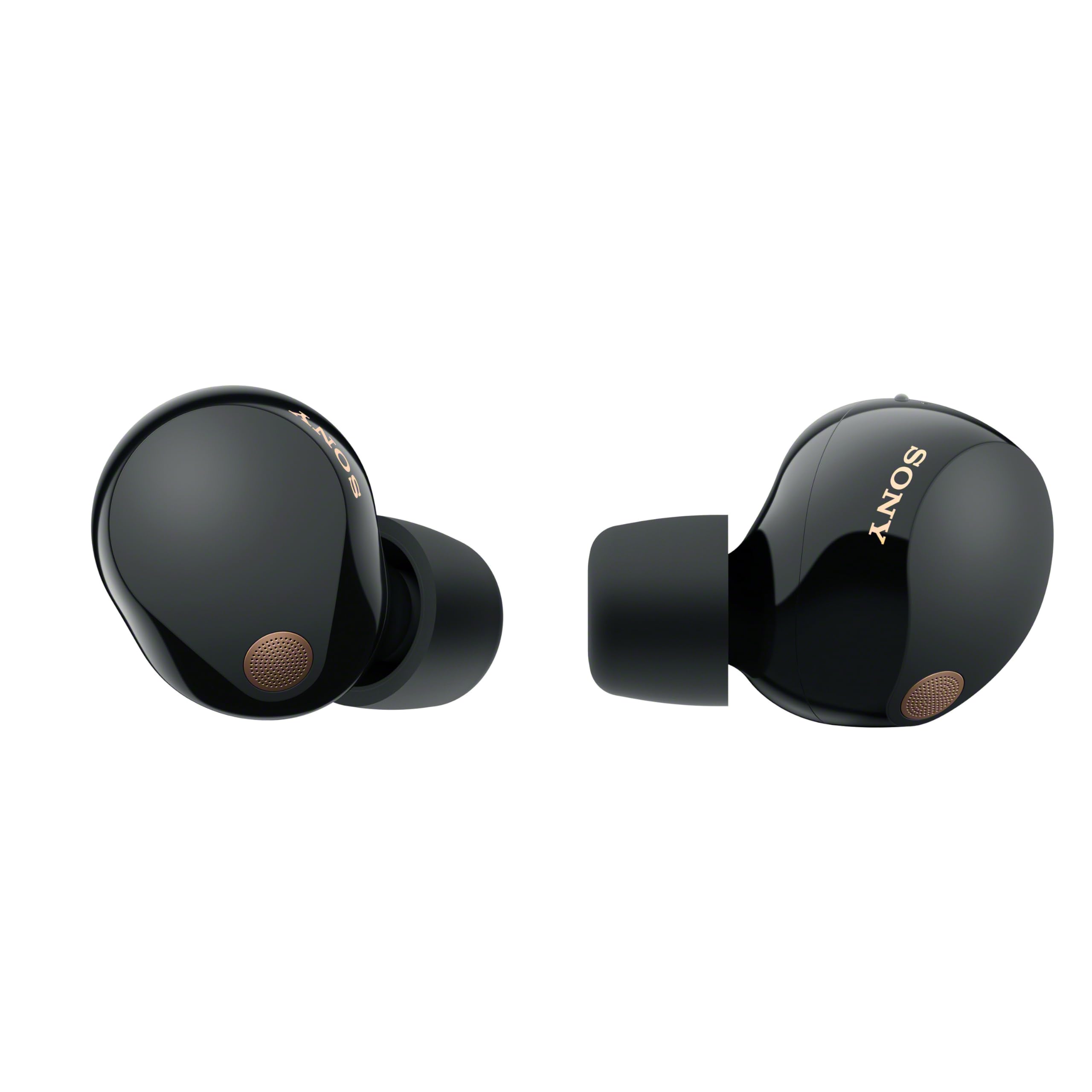 Sony WF-1000XM5 Cuffie Wireless con Noise Cancelling, Bluetooth, Cuffie In-Ear con Microfono, Fino a 24 ore di durata della batteria e Ricarica Rapida, IPX4, Funziona con iOS e Android -Nero