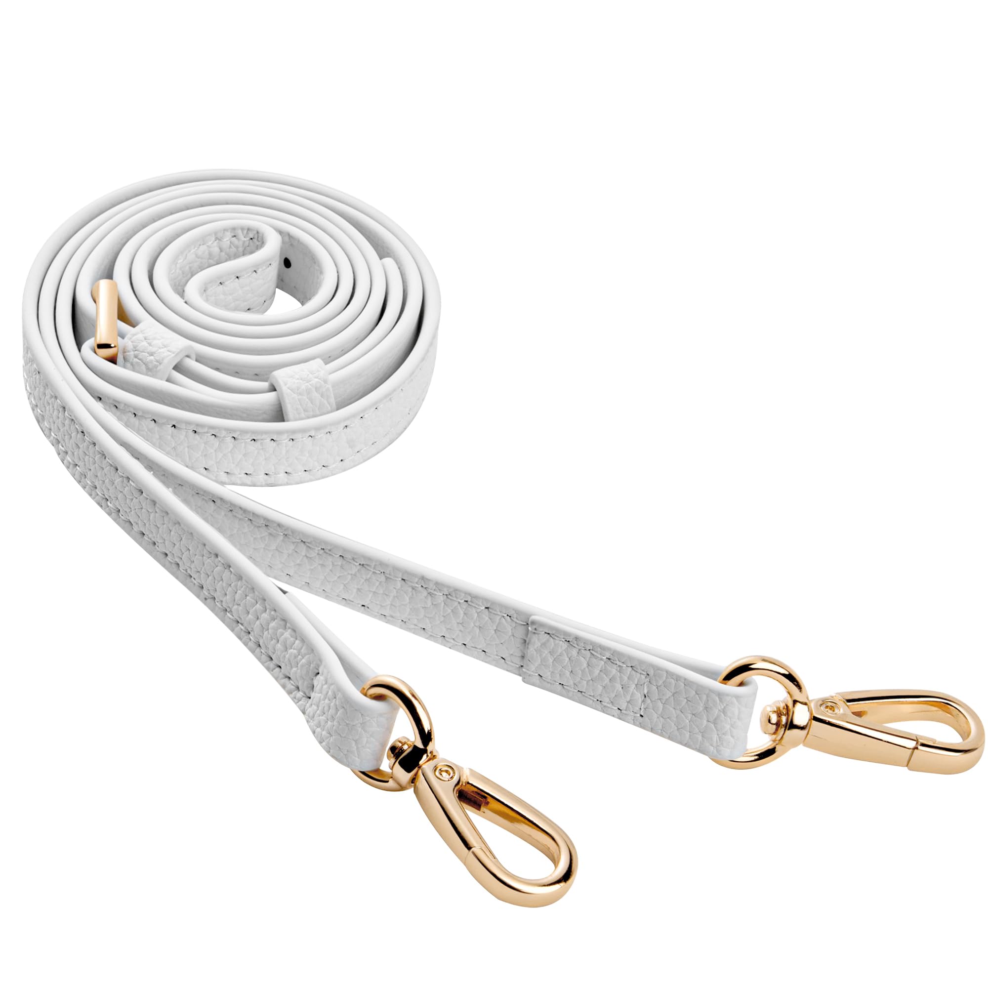 SEAVILIA PU Leather Purse Strap Replacement Crossbody Adjustable Long Thin Handmade Shoulder Handbags Strap