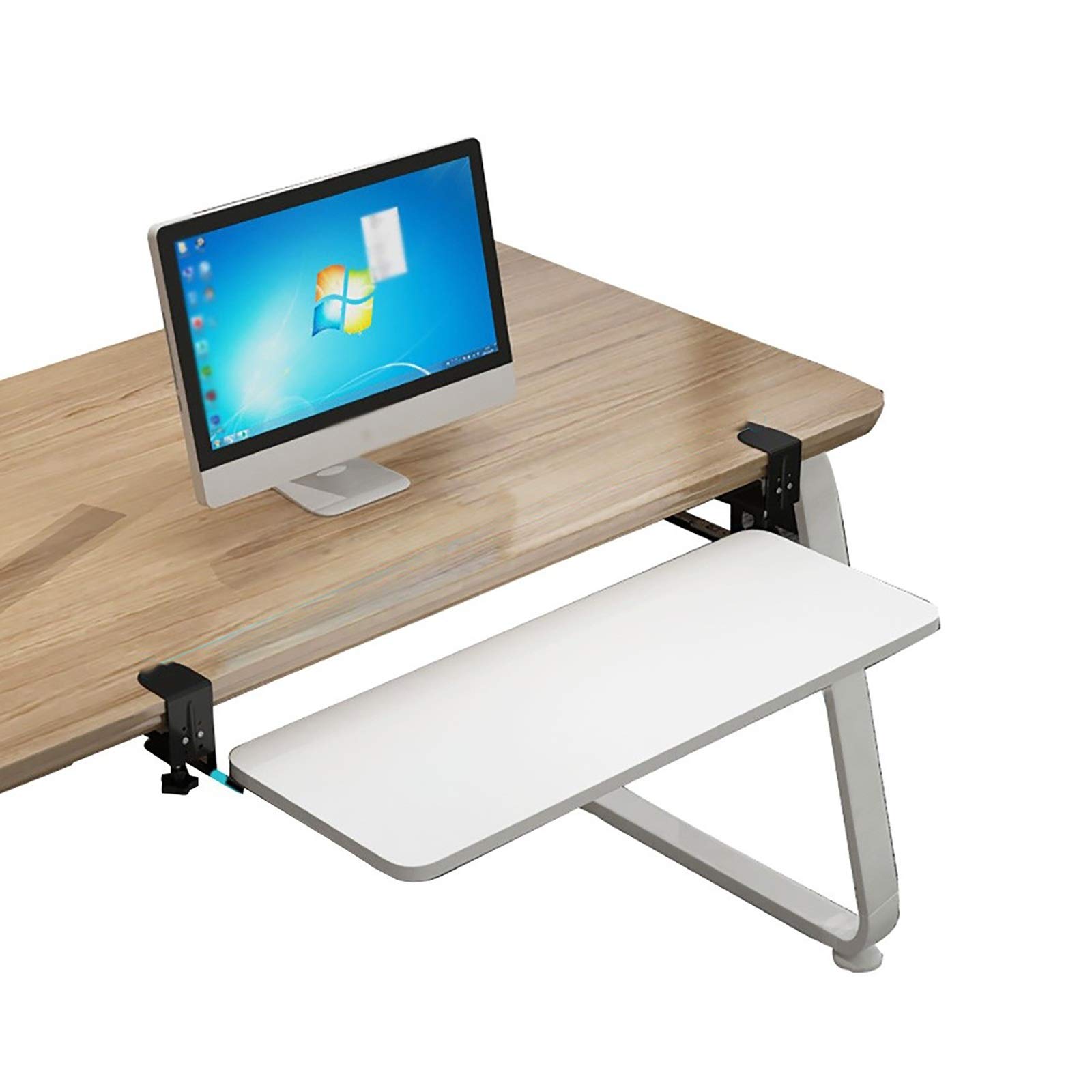 Buy BBSSN Keyboard tray Keyboard Shelf Under Desk, Adjustable Ergonomic