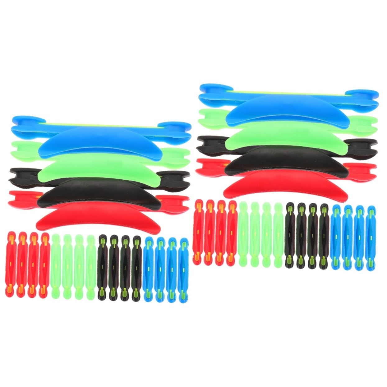 HANABASS 2sets Fishing Line Winder Board Holder for Fishing Line Adjustable Accessory Lightweight Polyethylene 20pcs*2