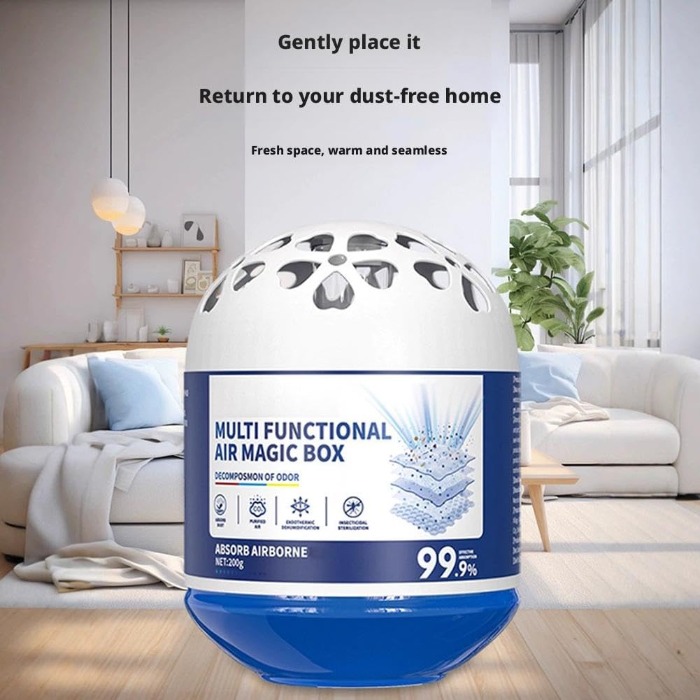 1/2/3pcs Multi Functional Air Magic Box Indoor Air Purification Dust Removal Magic Box,Automatic Dust Collection Multi-Functional AirMagicBox,Long-Lasting Freshness for Home Kids Pets Areas