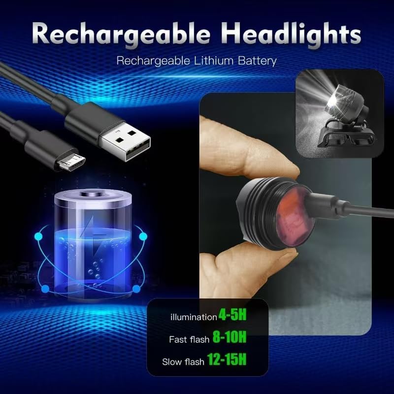 Miniatura 4 de Luces de correr para corredores, luces para caminar por la noche, luces de zapatillas de correr impermeables IPX5, equipo de correr nocturno, 2