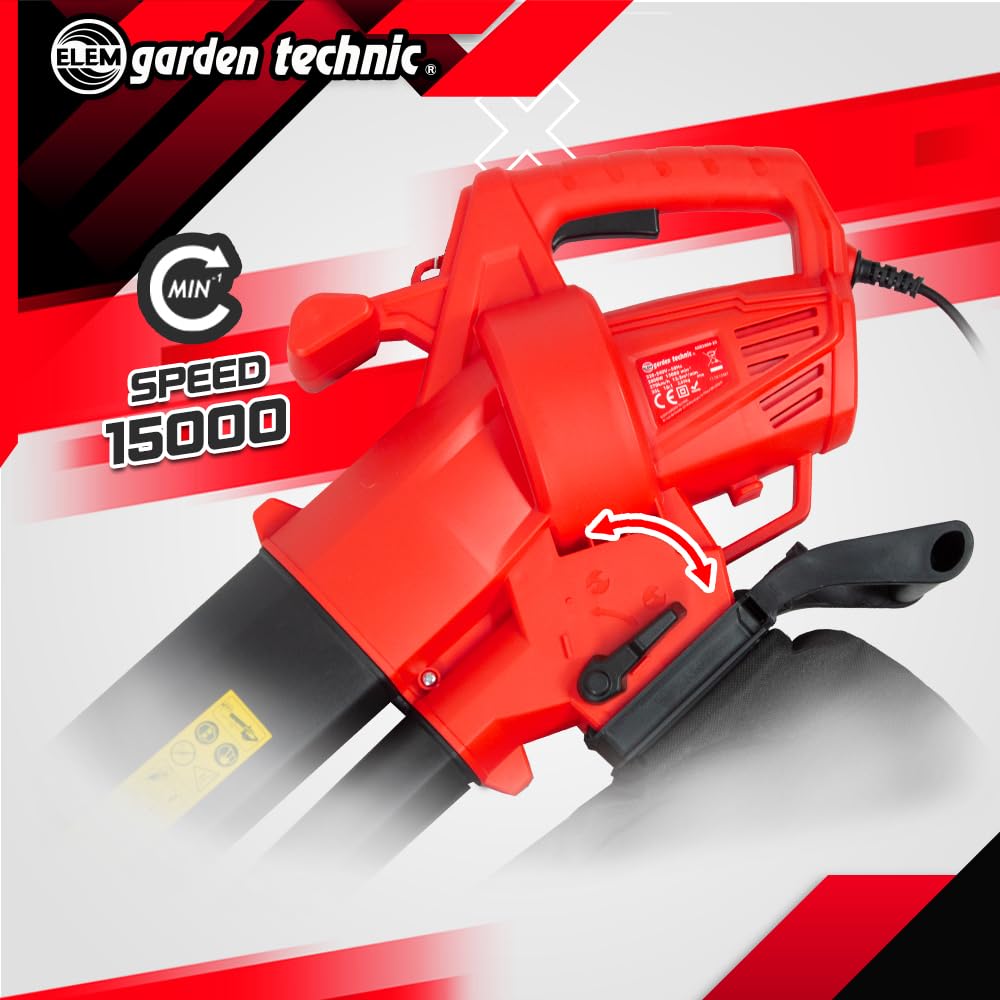 Aspirateur souffleur broyeur électrique 2800W - Elem Garden