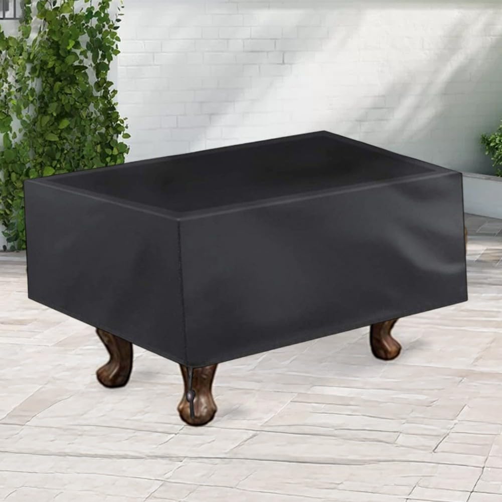 Copertura per tavolo da biliardo con tessuto impermeabile, fibbie antivento per una copertura completa dagli elementi esterni (287 x 155 x 82 cm)