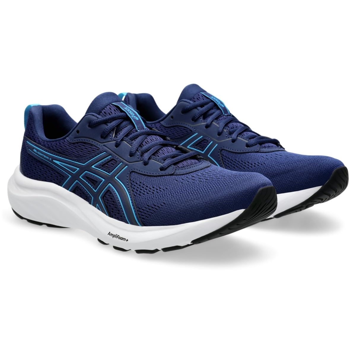 ASICS Men's Gel-Contend 9 Running Shoes, 10, Blue Expanse/Digital Aqua