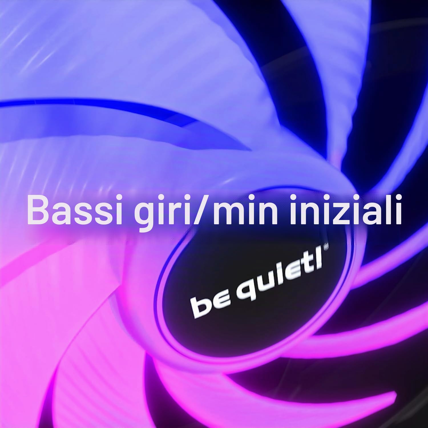 be quiet! Light Wings LX 120mm PWM high-speed Triple Pack, 3 ventole incluse, mozzo illuminato, tanti colori e modalità, pale ottimizzate per elevata pressione statica, collegamento a cascata