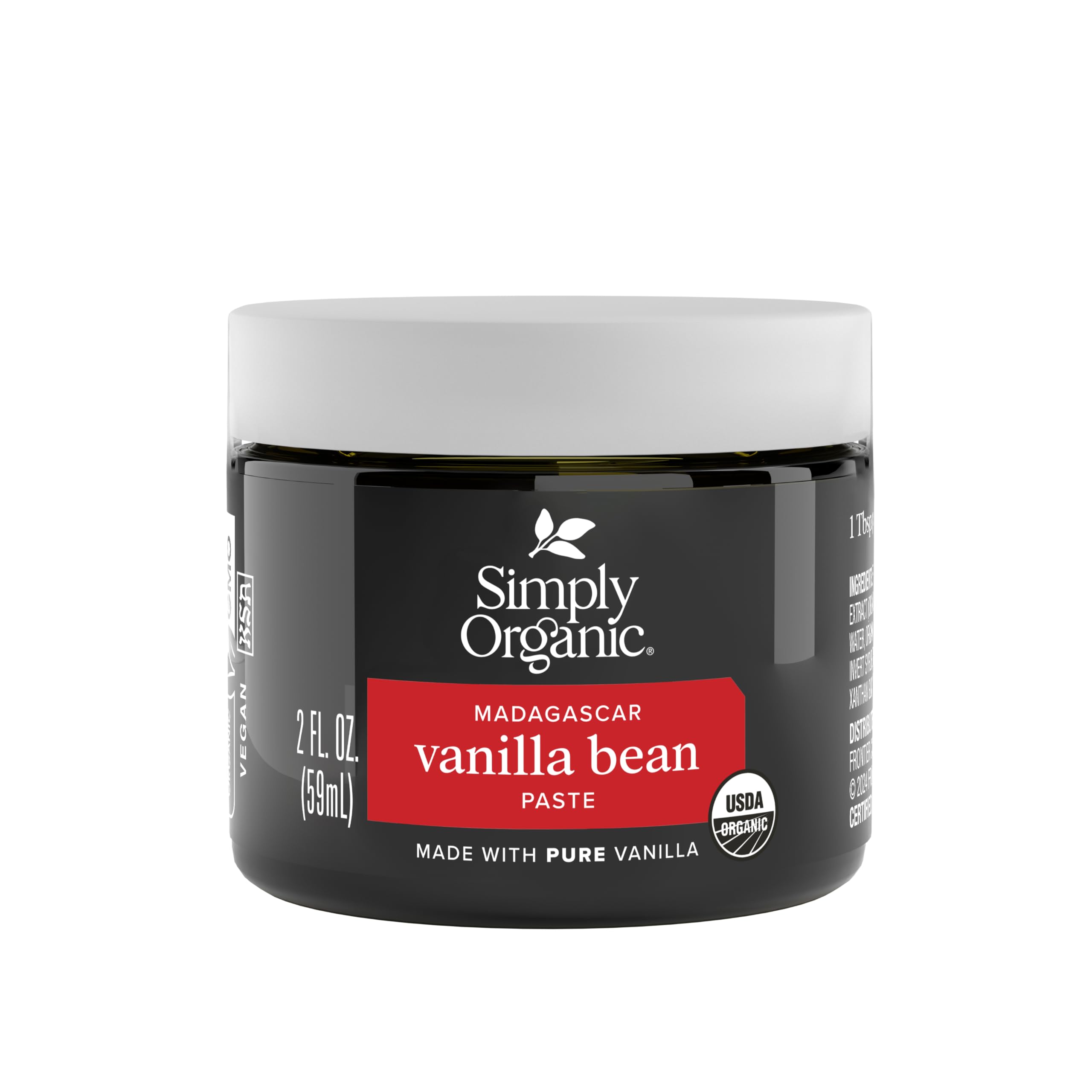 Simply Organic Vanilla Bean Paste, Organic, 2 Fluid Ounces