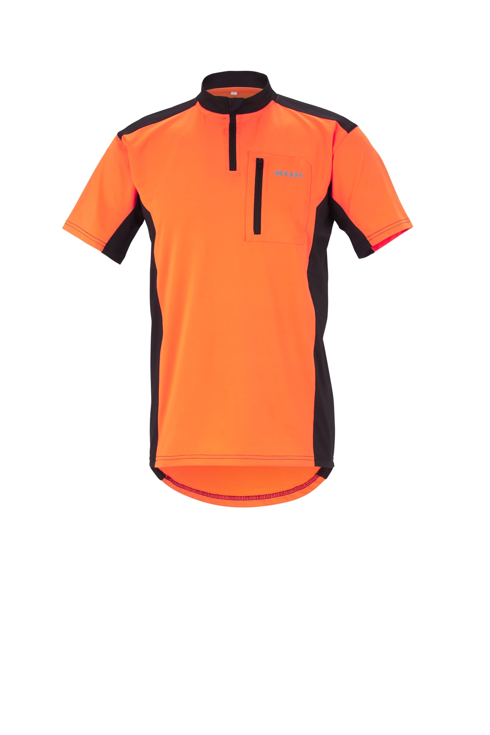 KOX Funktionsshirt Kurzarm Orange/Schwarz Größe XXL