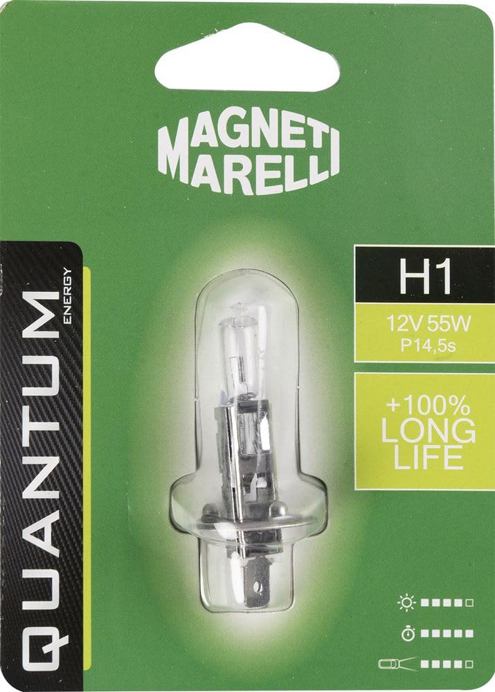 Magnets Marelli 070.00000000009507 H1 Single Car Bulb Long Life 12V 55W Socket P14,5s