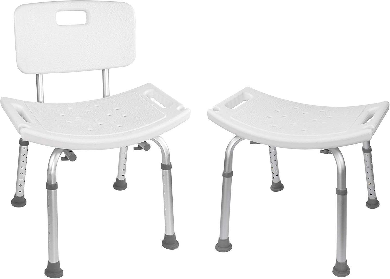 Vaunn Medical Bathtub Safety Rail Grab Bar and Shower Chair Removable Back Bundle : Health & Household