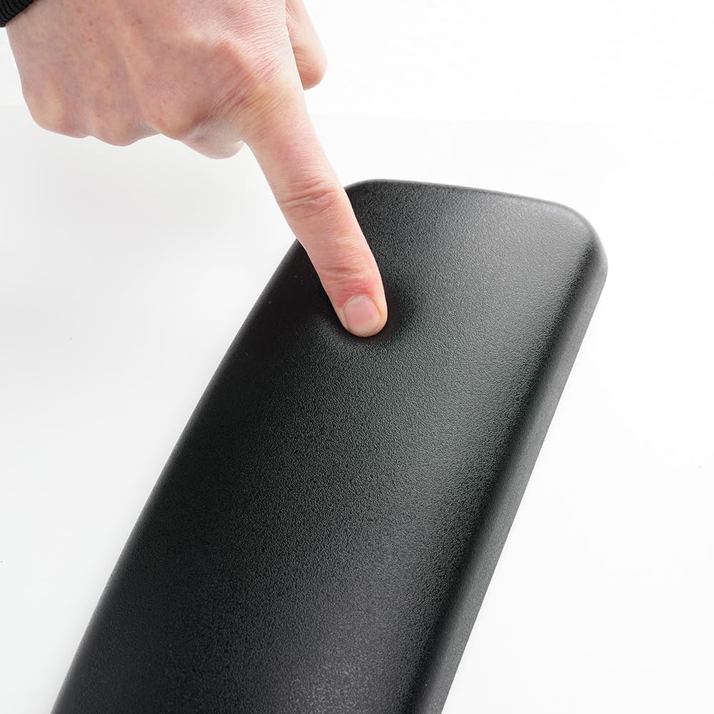 New Arm Pads Caps Replacement for Haworth Zody Office Chair 1 Pair Black/Gray (Black)