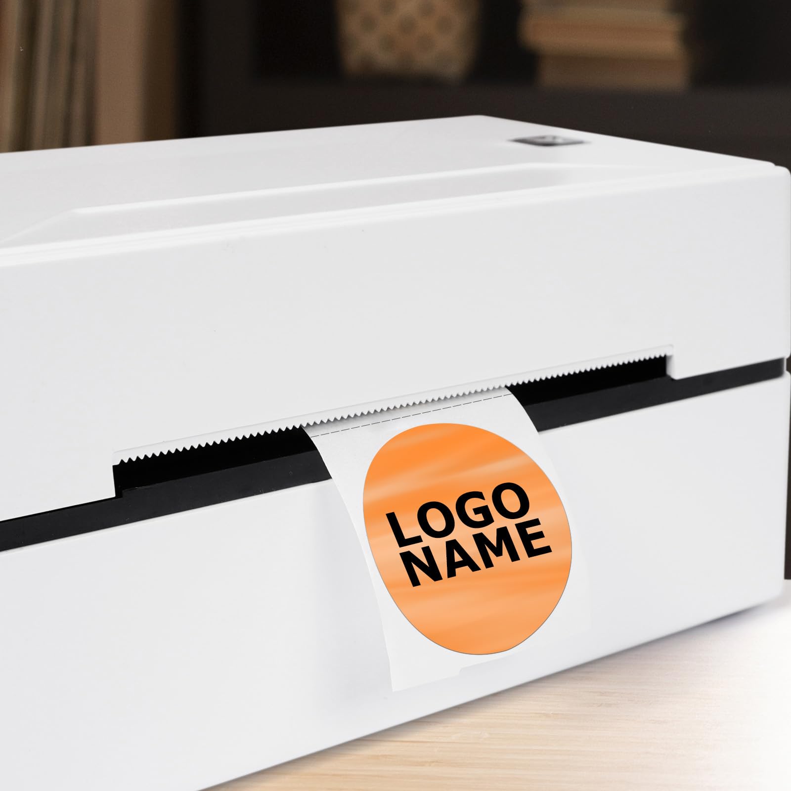 Etichette Termiche Rotonde Autoadesive 38mm - Gialle, 500 Pezzi Per Rotolo, Per Codici Barre E QR - Foto 6