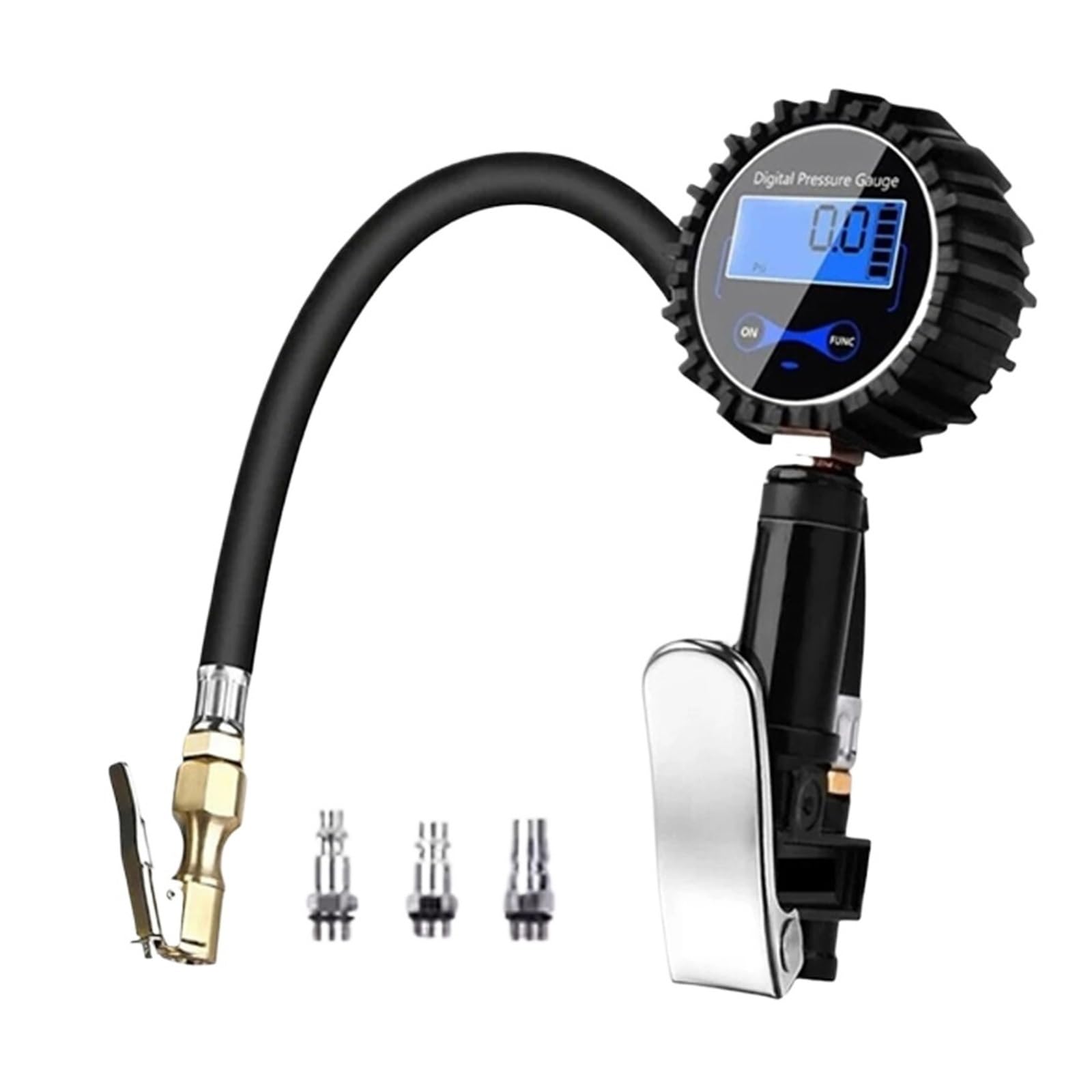 Digitaler Reifenfüller mit Manometer, LCD-Display, 200 PSI max