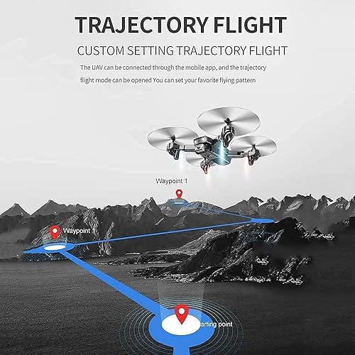 Miniatura 4 de Drone with 4K HD Dual Camera Real-time Video Foldable Remote Control Quadcopter Suitable for Beginners' Toys. Headless Mode One-Touch Start Smart