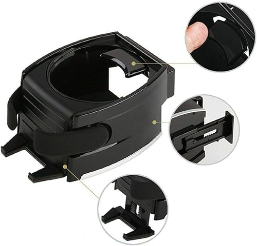 Miniatura 4 de Soporte para bebidas 2 en 1 Soporte universal para teléfono para coche, salida de aire, botella de agua, inteligente