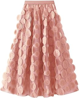 Vestido de verano para mujer, diseño de lunares, color negro, elegante, cintura alta, cóctel, boda, falda acampanada midi, Rosa., talla única