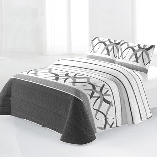 Rufino Díaz Colcha Bouti Reversible Burdeos