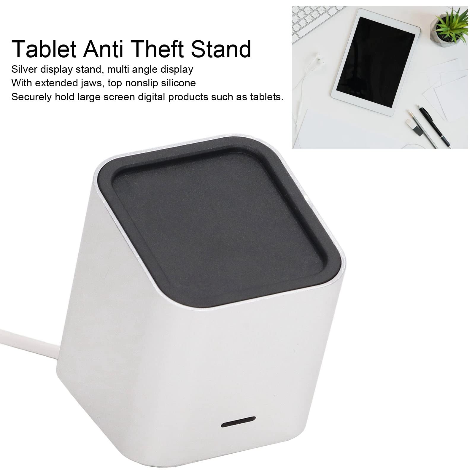 mingzhe Soporte para Teléfono Celular Antirrobo con Control Remoto Alarma de 95-120 DB Ángulos de Visión Múltiples ABS y PC Duraderos para el Hogar o la Tienda (#2)