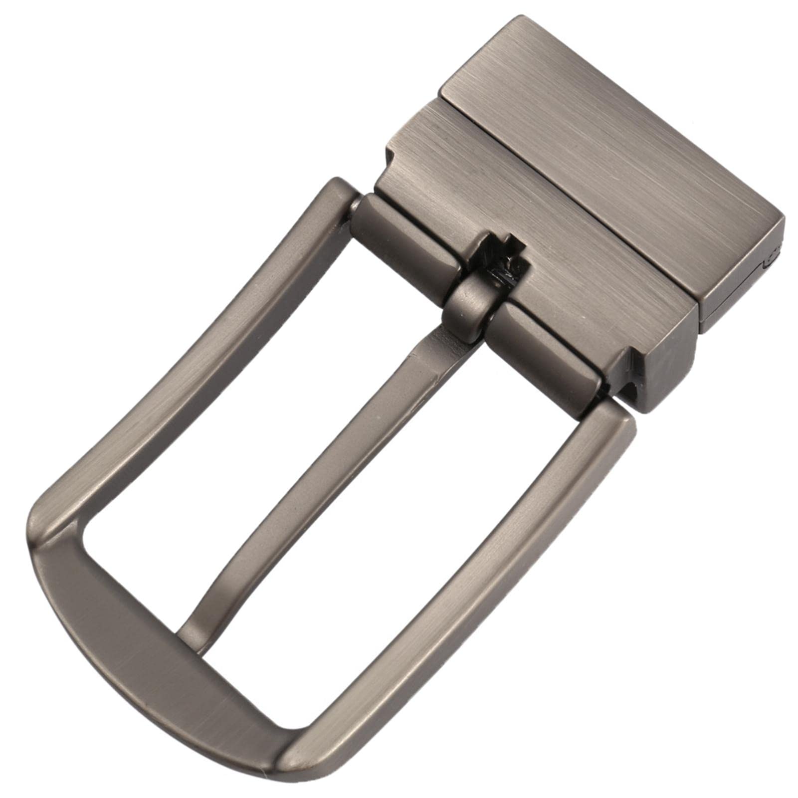 Fashion Metal Belt Buckle for Leather Strap Single Prong Belt Accessories Matte Silver |Clothing Shoes & Accessories | Mens Accessories | Belt Buckles-image-13