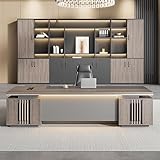 Améliorez votre espace de travail : ce bureau exécutif en forme de L dispose d'un design élégant avec des lignes épurées, parfait pour les bureaux d'affaires modernes, les bureaux à domicile ou les configurations de jeux. Il est spacieux et l