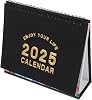 NUOBESTY Flower Desk Calendar Elegant Freestanding Flip Calendar for Daily Scheduling Compact Design for Home and Office Use Yearly Overview Sturdy Stand