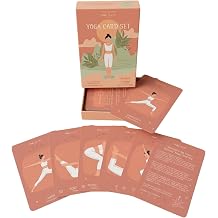 NOLAVA Yoga Card Gift Set   40 Yoga & Mindfulness Cards with Poses, Sequences & Affirmations   Eco-Friendly, Gift-Boxed Deck for Beginners & Experienced Yogis, Meditation & Self-Care