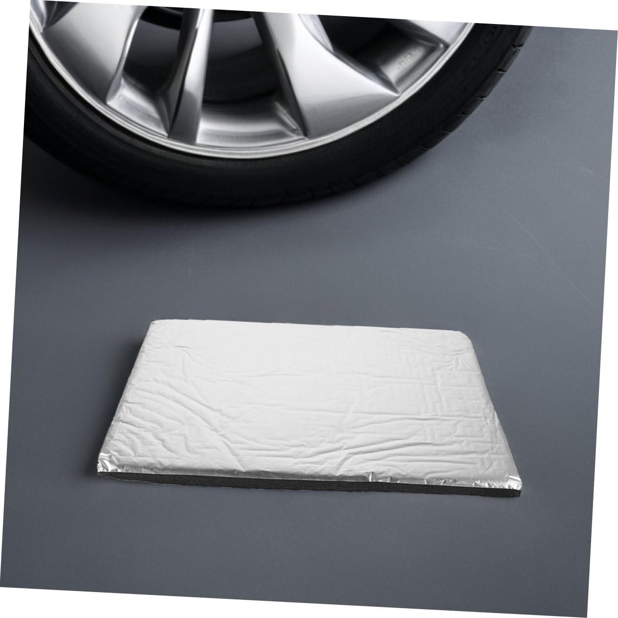 50pcs Insulation Shield Soundproofing Pad for Noise Reduction Aluminum Foil Insulation