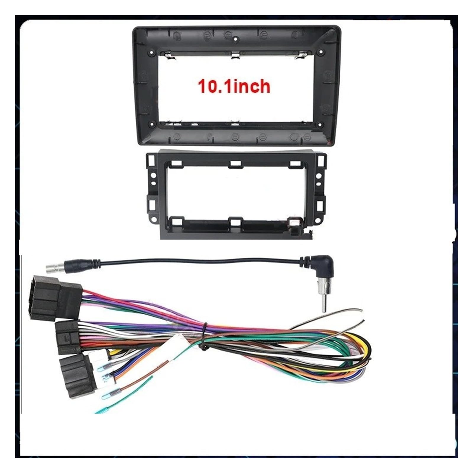 Fascia Marco 9 Pulgadas 10,1 Pulgadas Coche DVD Radio Android Estéreo Arnés Tablero Cable Marco Canbus para Chevrolet para Captiva para Epica 2007-2011 Juego Panel Radio