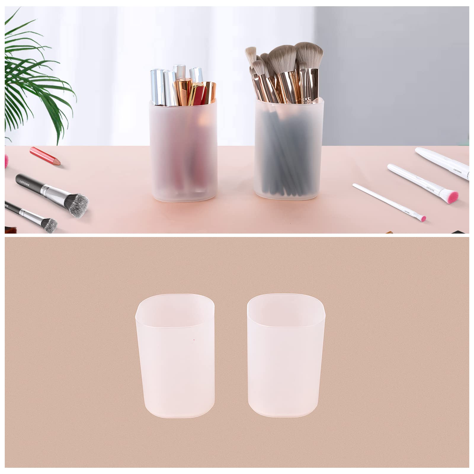 Étui de rangement de maquillage, empilable transparent, multi-tailles pour maquillage, bijoux, articles de toilette, indispensable pour les artistes de maquillage
