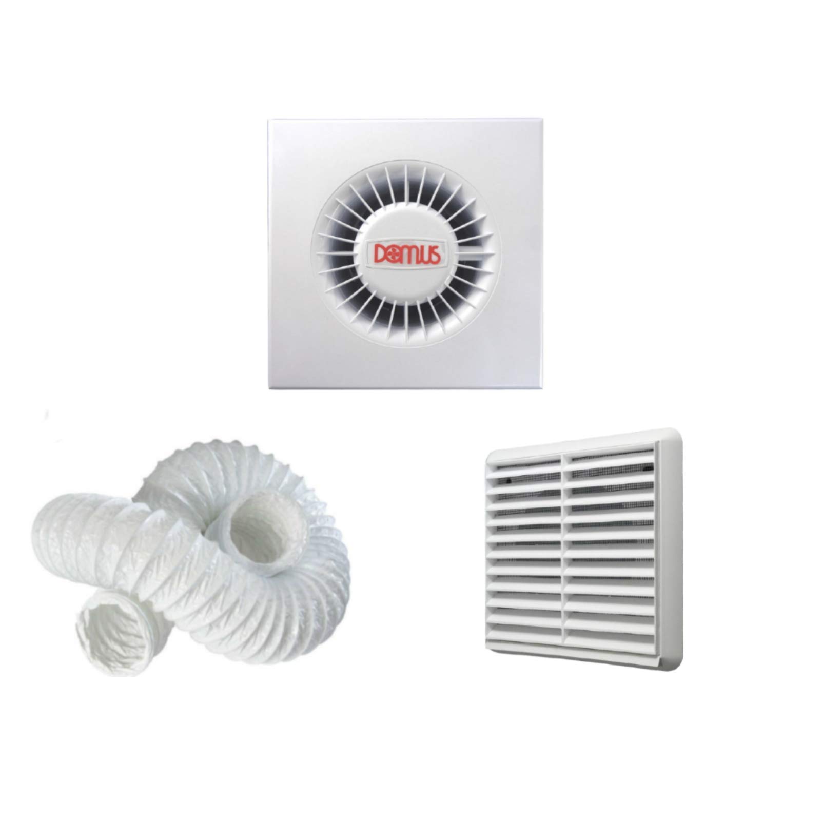 Buy Domus Silavent SDF100TB Bathroom Extractor Fan with Timer with 3