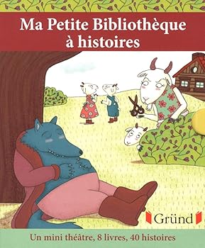 Ma petite bibliothèque à histoires : Un mini théâtre, 8 livres, 40 histoires