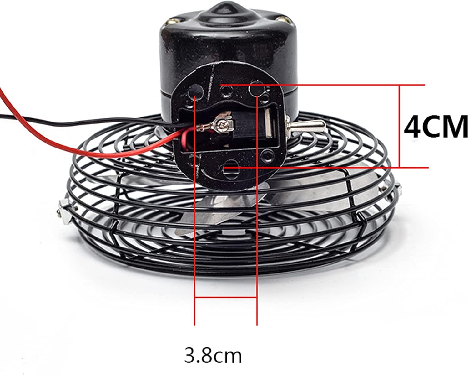 6 Inch Car Truck Electric Air Fan 12V / 24V Oscillating 2 Speed Powerful Quiet Fans with Cigarette Lighter Plug