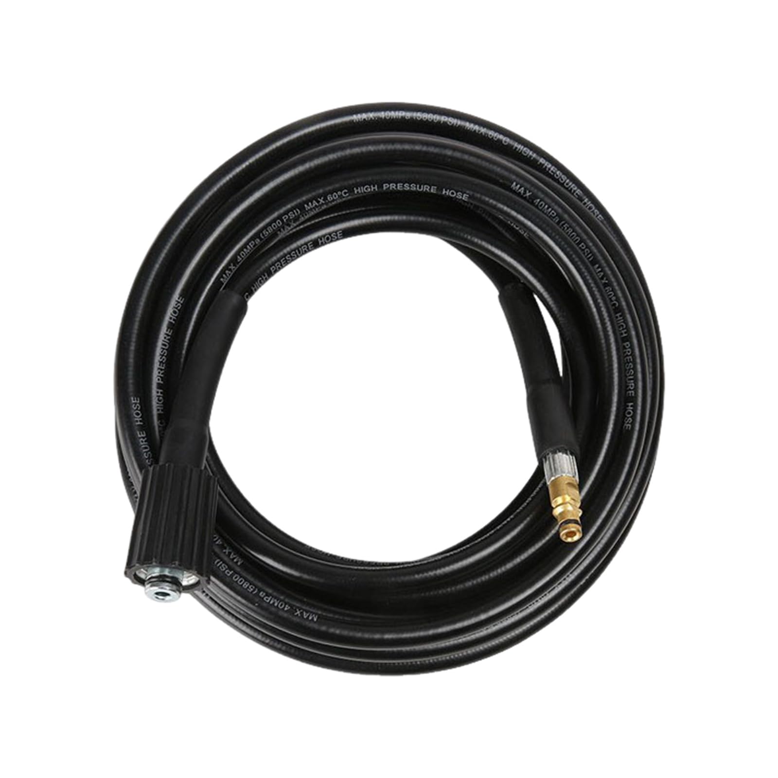 PVC Pressure Washer Replacement Hose 5800Psi Anti Burst Design with Brass Connectors Pressure Washer Hose