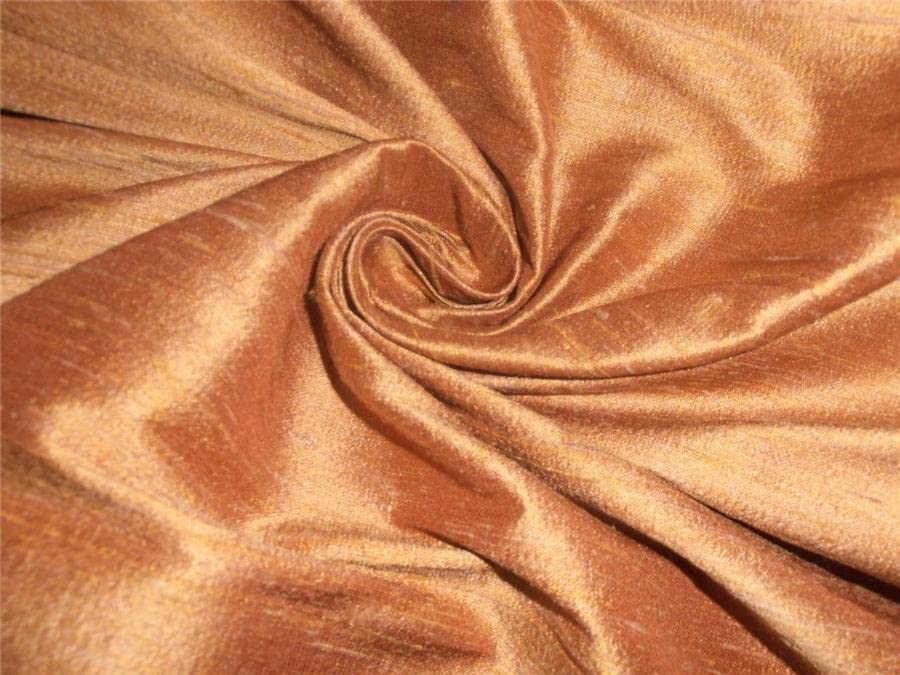 Tissu Dupion pure soie Nude doré de 111,8 cm de large pour confectionner vos robes de soirée