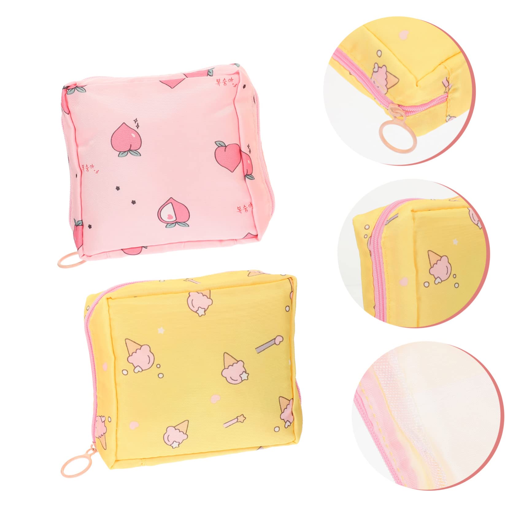 5 set Confezione Di Assorbenti Igienici Custodia Per Assorbenti Igienici Borsa Per Assorbenti Mestruali Porta Assorbenti Custodia Per Assorbenti Igienici Custodia 2 pezzi*5
