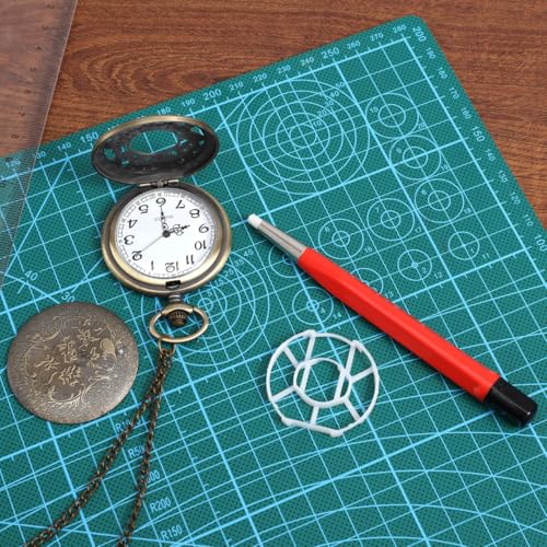 Image of ULTECHNOVO Clock Cleaning Pen Watch Repair Tool with Fiberglass Scratch Brush Lubrication Applicator for Dust Removal Clock Maintenance Supply Handheld Pen for Watches Clocks Toys 4.44In