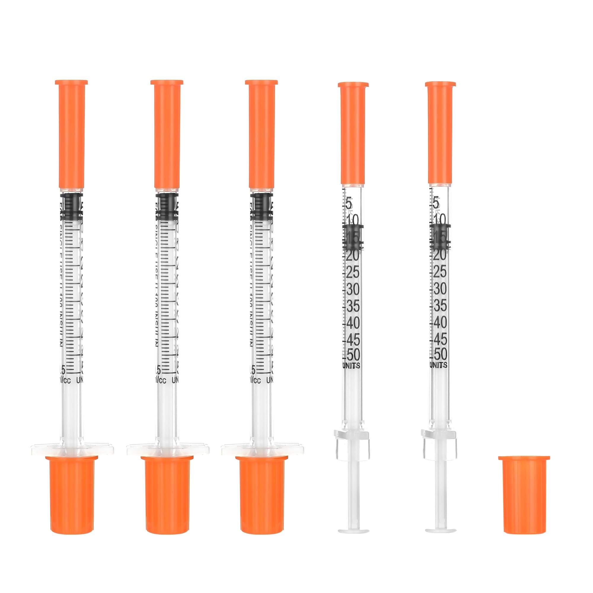30 Pack 1ml U-100 Syringes with 32G 5/16" (8mm), Easy-Read Scale, Smooth Glide Motion, Minimal Waste Design, Individually Sealed — Amazon image 8