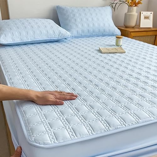 SUKAAGO �{�b�N�X�V�[�c �ėp ��100% �~���p�b�h �p�b�h��̌^ �}�b�g���X�J�o�[ �x�b�h�p�b�h �x�b�h�V�[�c �~���z�c�J�o�[ �S���S���t�� ���E�ȒP ���� ���炳�甧�G�� �f���ɂ₳���� �ʋC�� �z������ �R�ۖh�L �h�_�j �ې􂢉\ (���C�g