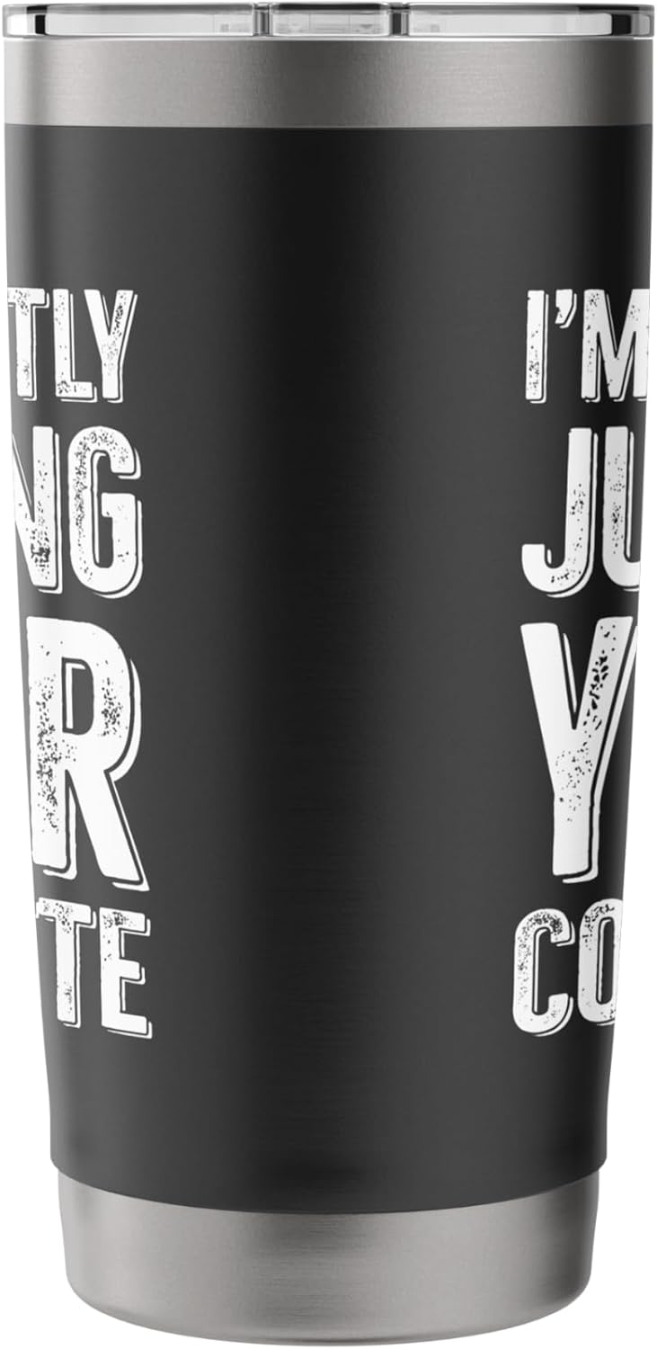 Funny Concrete Worker Construction Humor Design Stainless Steel Insulated Tumbler - Image 2