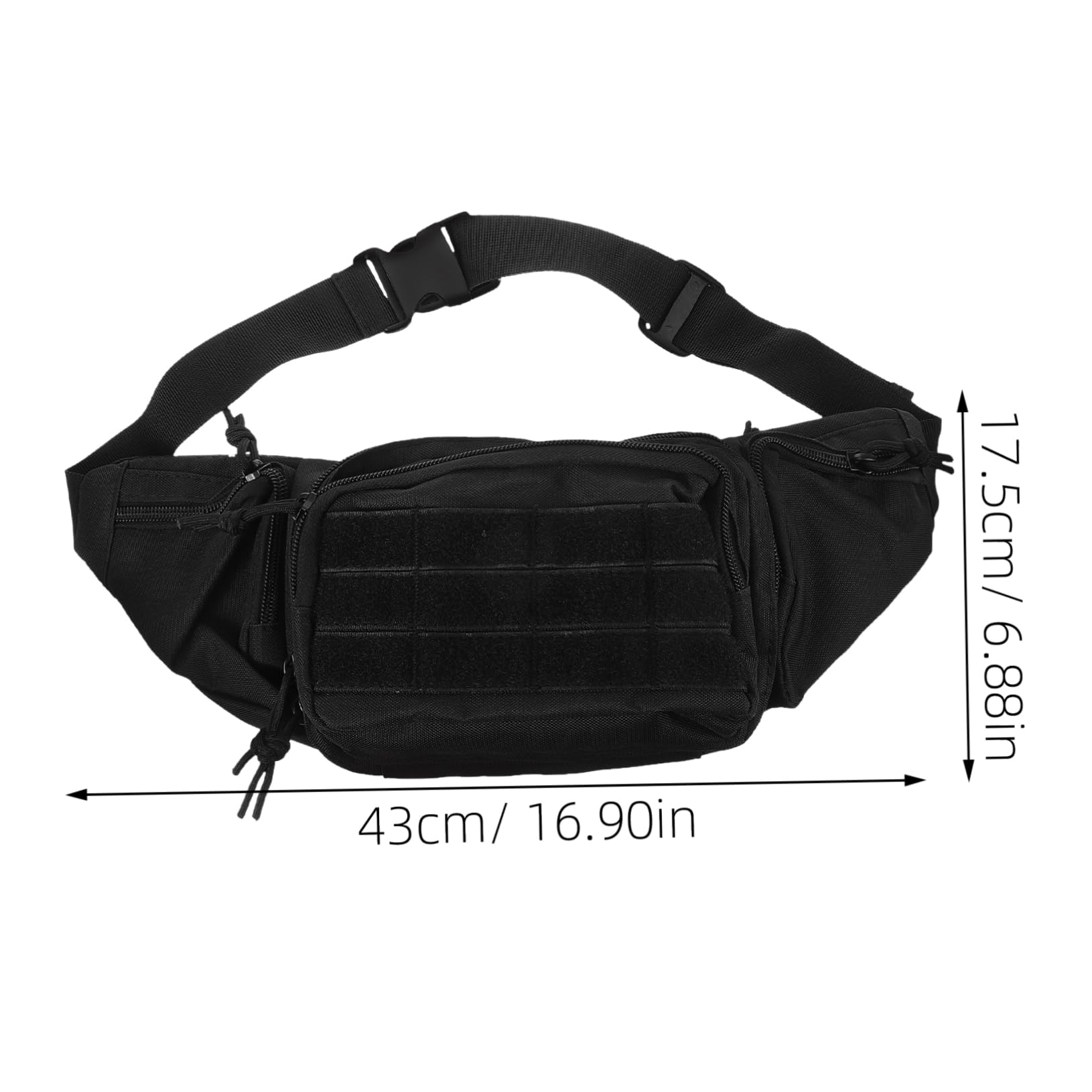 Mipcase Riñonera para Hombre Riñonera para Correr Bolso para Hombre Versátil y Cómodo para Deportes y Actividades Al Aire Oxford Duradera Diseño Clásico