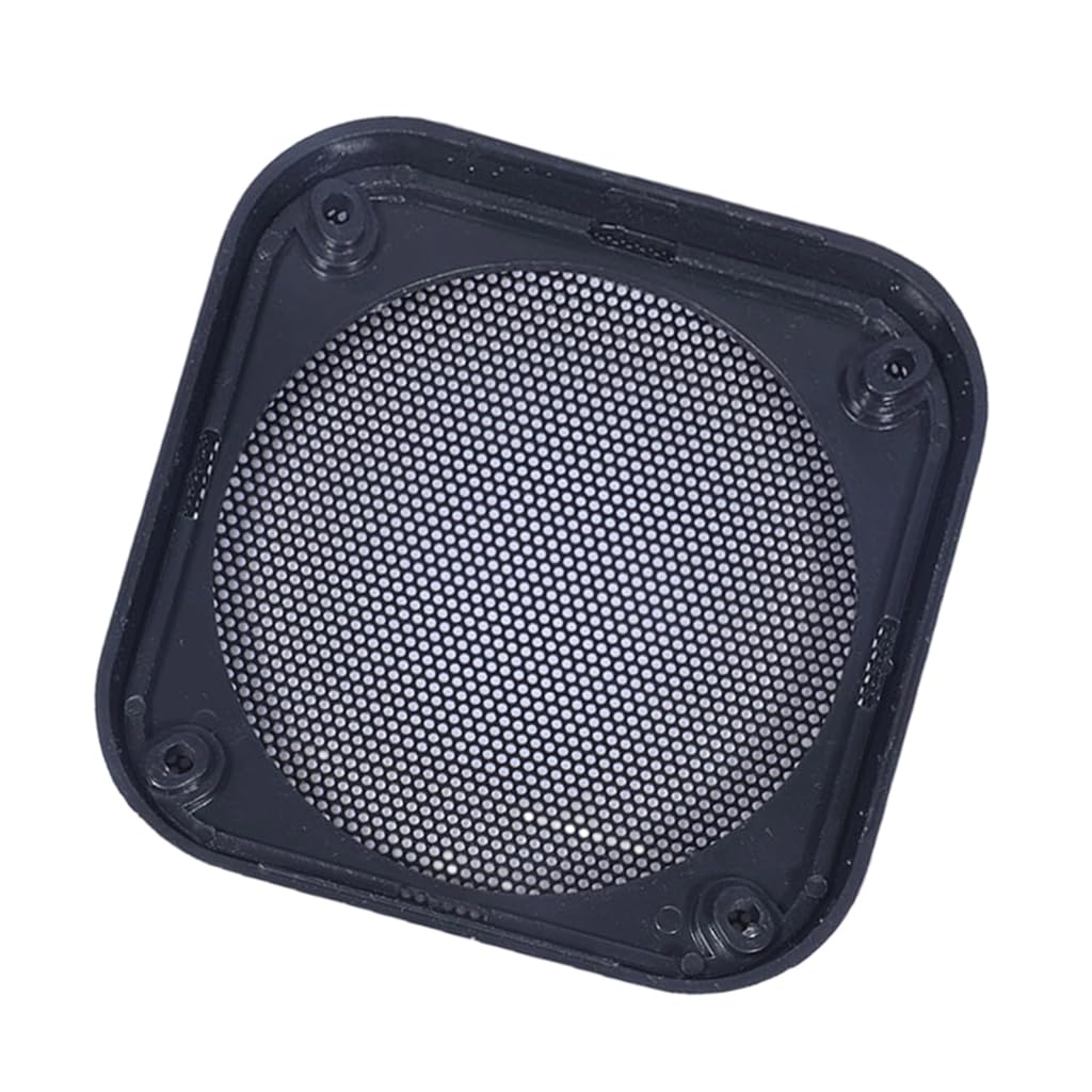Elnwnnkc 4/5inch Square Speakers Conversion Net Covers Car Home Sound Decorative Iron Meshing Grille Protective Speakers