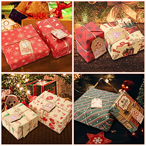 Carta da Regalo Natalizia Set di 10 Pezzi Carta