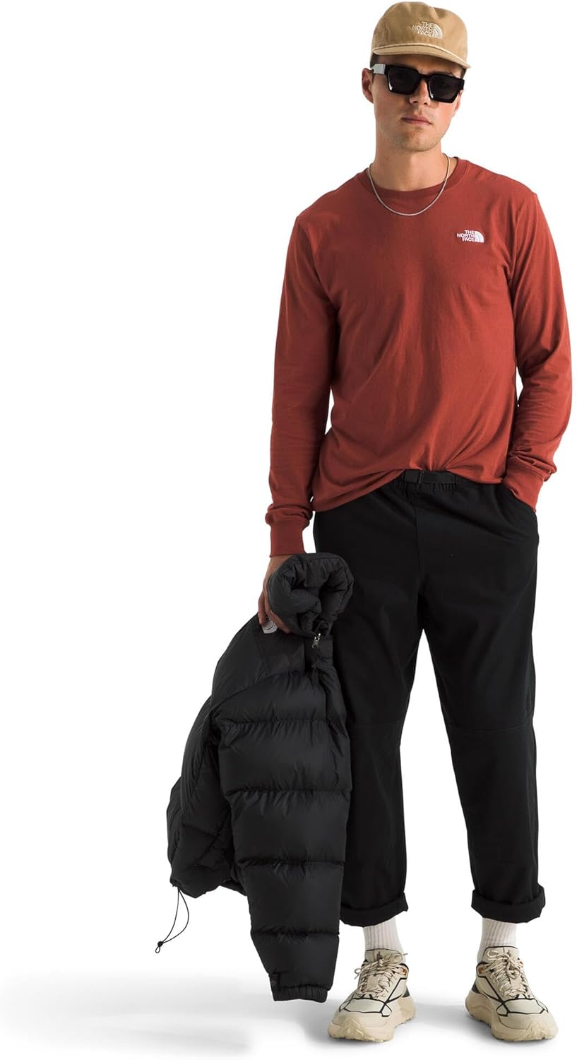 THE NORTH FACE Men's Evolution Simple Dome Long-sleeve Tee | Cotton Shirt With the Classic Logo - Image 3