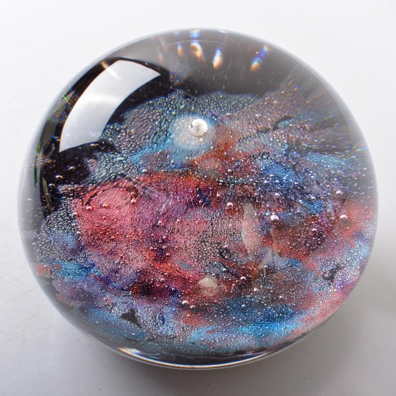 Amazon.co.jp: 工芸ガラス ガラス作家 戸田晶子作 吹きガラス エナメル