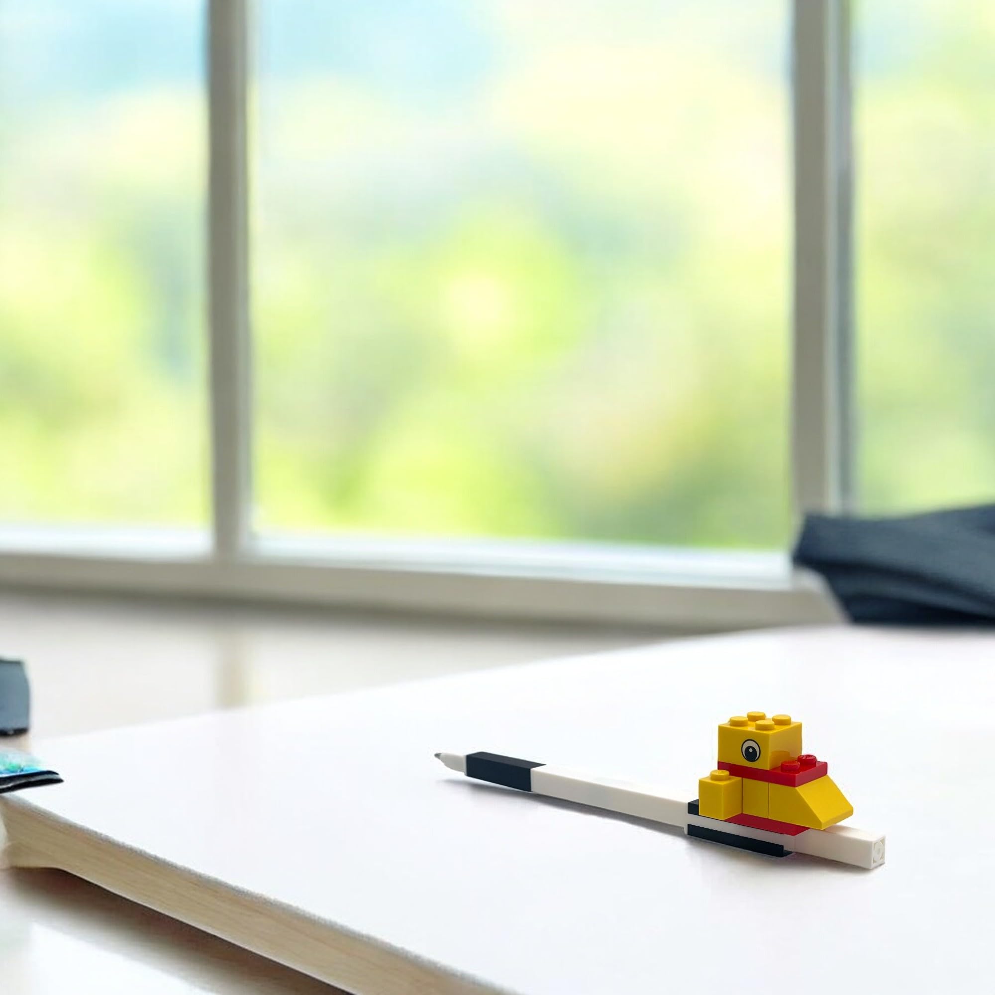 Lego Stationery Creativity Set with Duck Building Toy (53466) Includes 2 Sticky Note Pads, 1 Gel Pen, 3 Markers & a 10 Piece Duck Building Toy, Gift for Fans of Drawing and Stationery